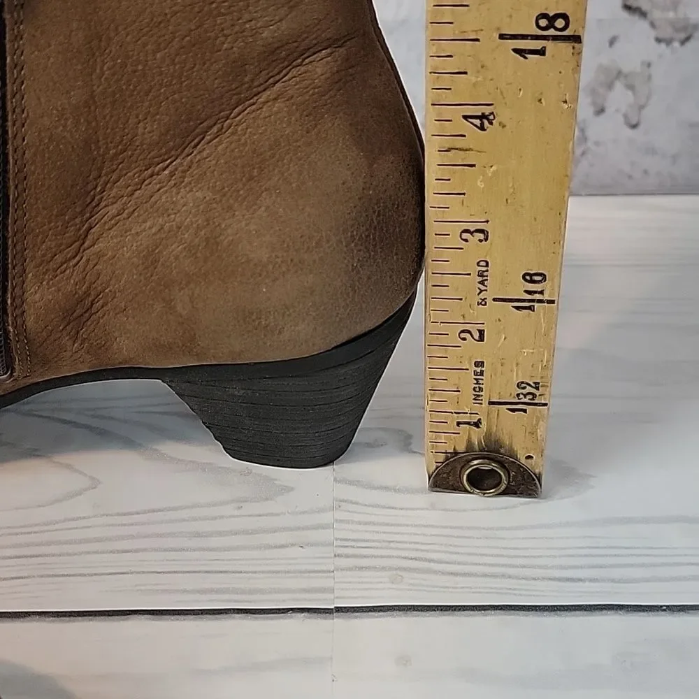 Mephisto ZAZY Ankle Boot Chestnut Brown Leather Womens Size 5.5
